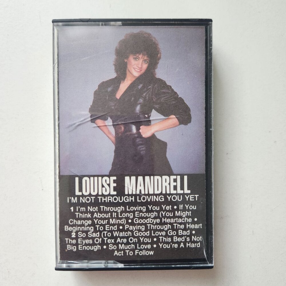 Louise Mandrell "Im Not Through Loving You Yet" 1984 RCA Cassette Tape Album
